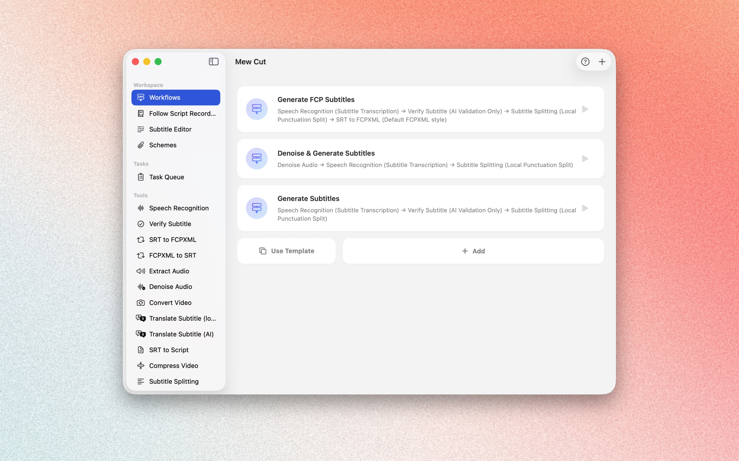 Automated workflows